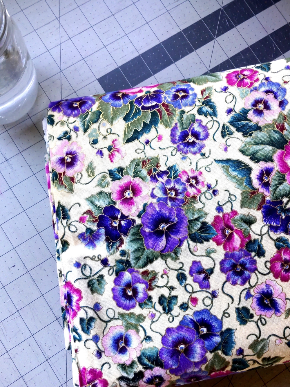 VTG Marcus Bros #469A Cotton Floral Fabric - 10 Yards